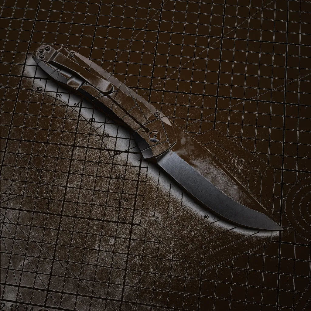 S90V Titanium Folding Knife — Titanium EDC, Titanium handle
