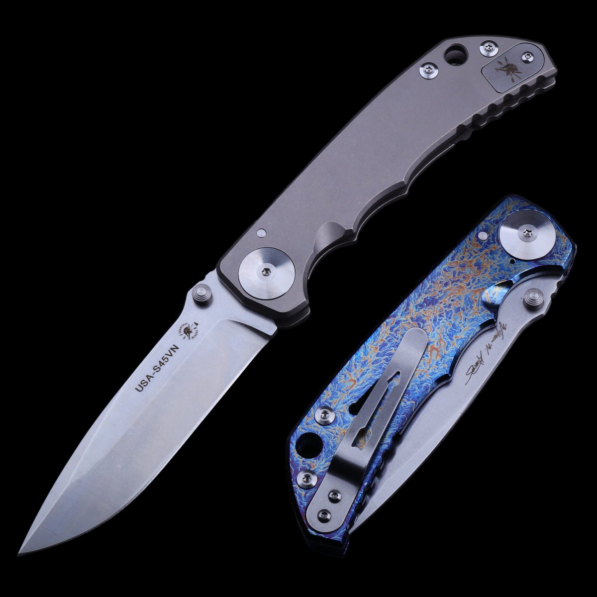 FastKey Plague Doctor Sparta Folding Knife Harsey 3.85 — Folding Knives, Premium steel