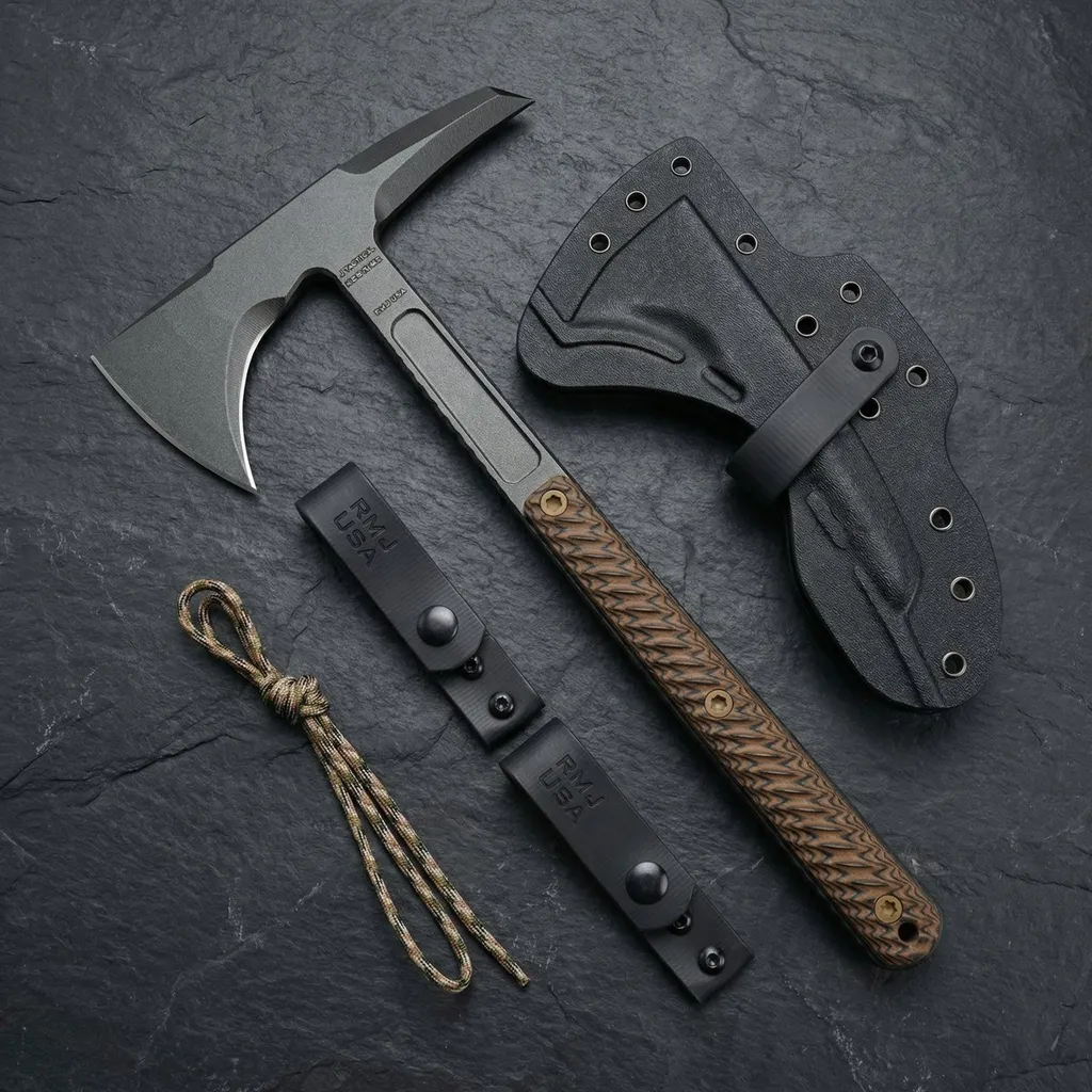 80CRV2 Butcherbird Camp Axe — Axes and Tomahawks, Premium steel