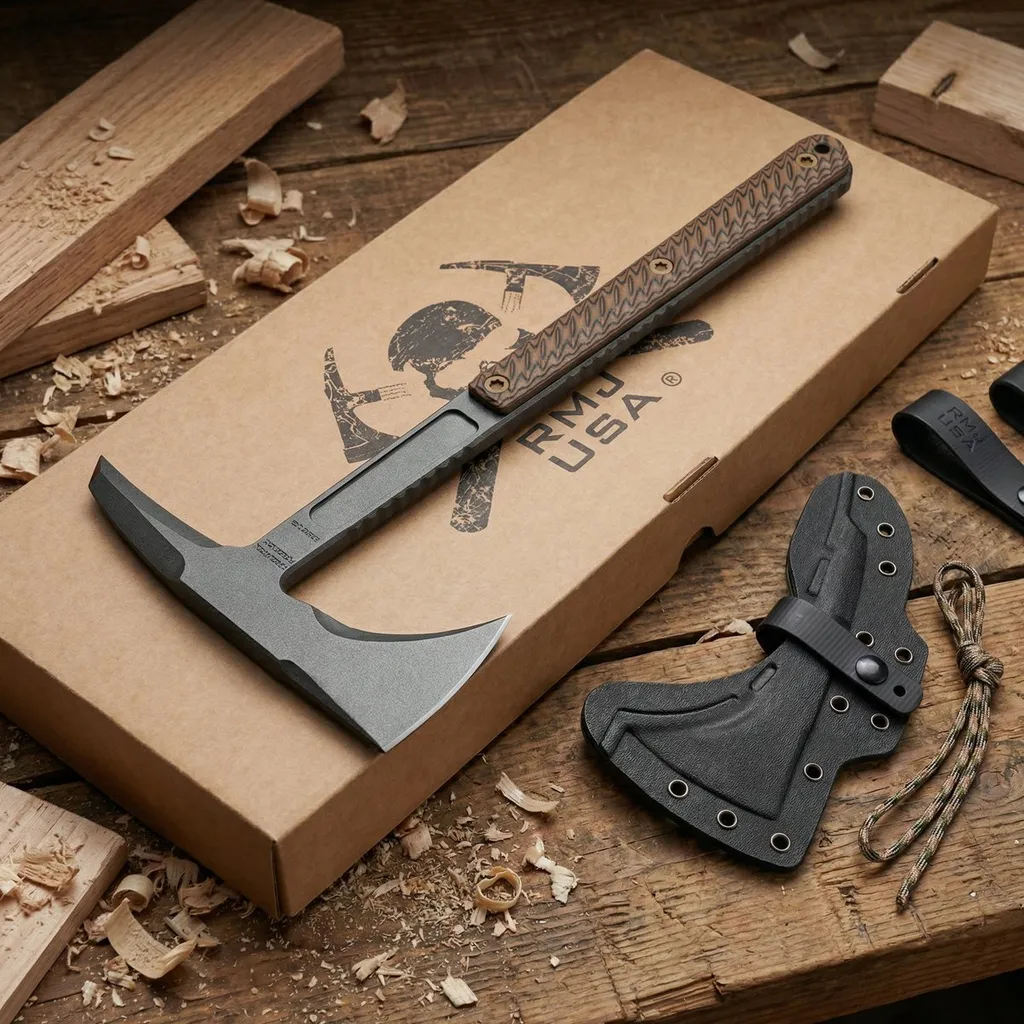 80CRV2 Butcherbird Camp Axe — Axes and Tomahawks, Premium steel — capture 2