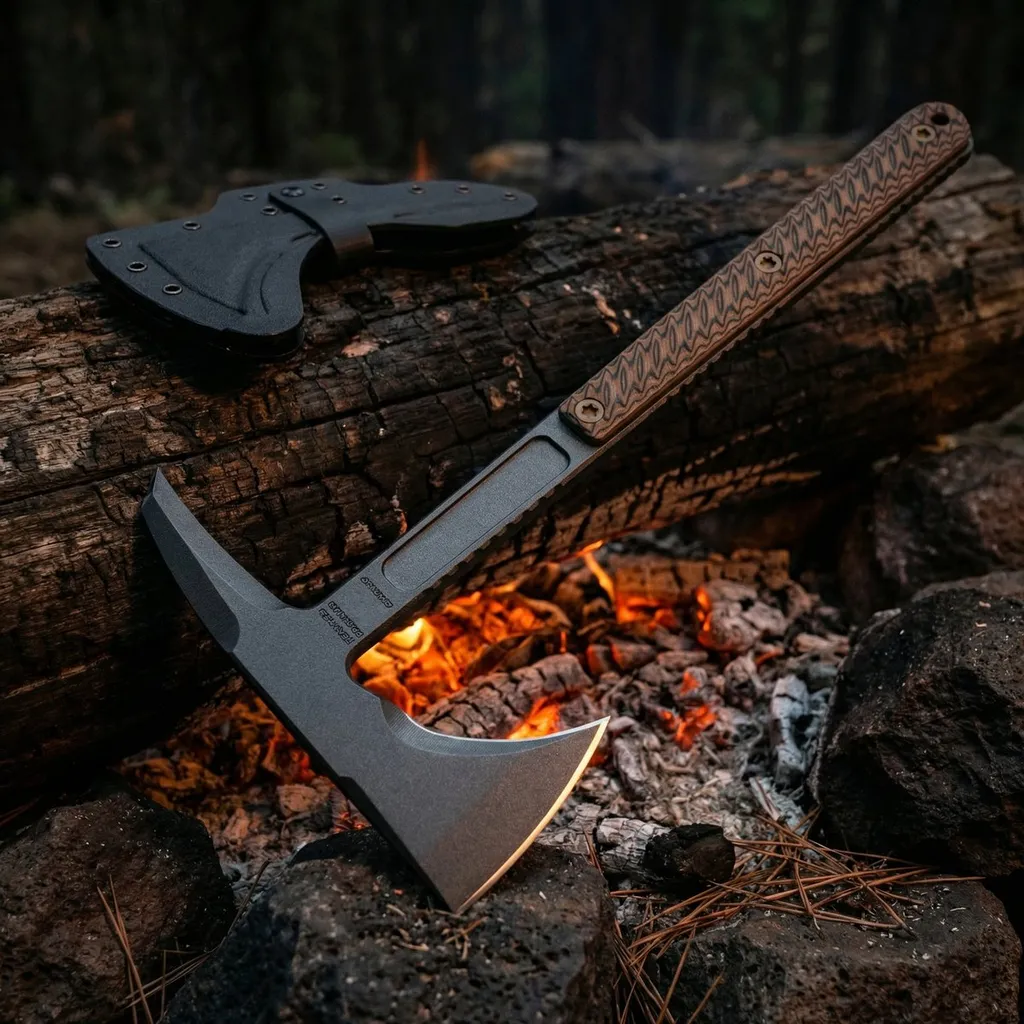 80CRV2 Butcherbird Camp Axe — Axes and Tomahawks, Premium steel — capture 3