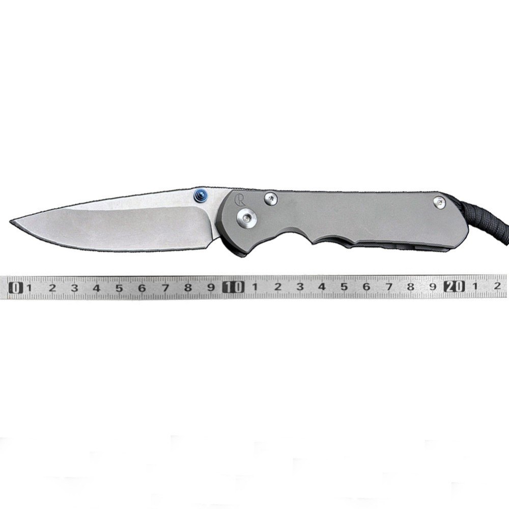 Chris Reeve 21TH/25TH Anniversary Titanium Handle Folding Knife — Titanium EDC, Titanium handle — capture 2