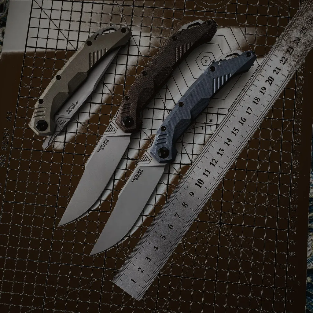 S35VN G10 Folding Knife — Titanium EDC, Titanium handle