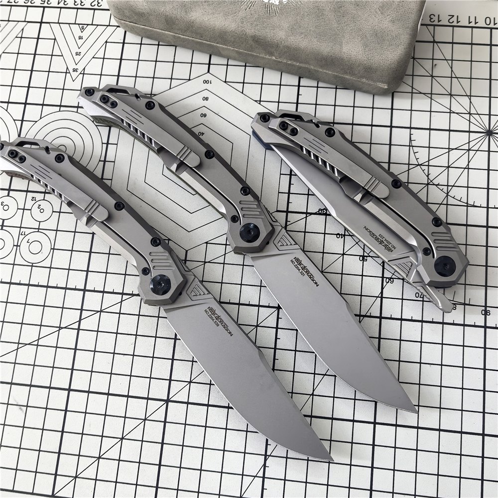 Fatdragon original folding knife S35VN blade G10 titanium alloy handle camping outdoor survival hunting knife EDC defense tool — Titanium EDC, Titanium handle — capture 3