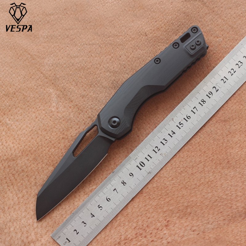 VESPA version ST itch T/E blade folding knife, Blade material K110, handle G10, outdoor camping EDC tool — Folding Knives, G10 handle
