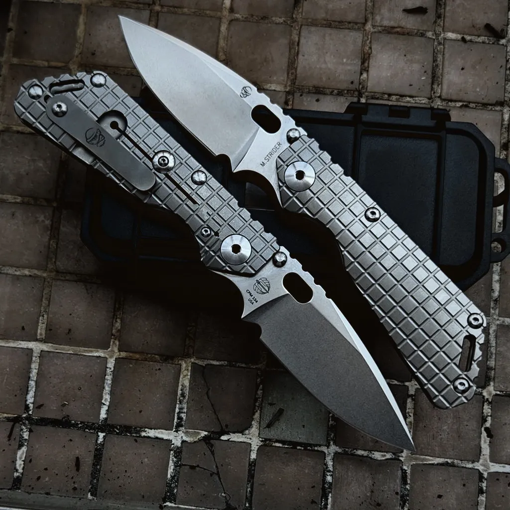 VG-10 SNG Folding Knife — Titanium EDC, Titanium handle