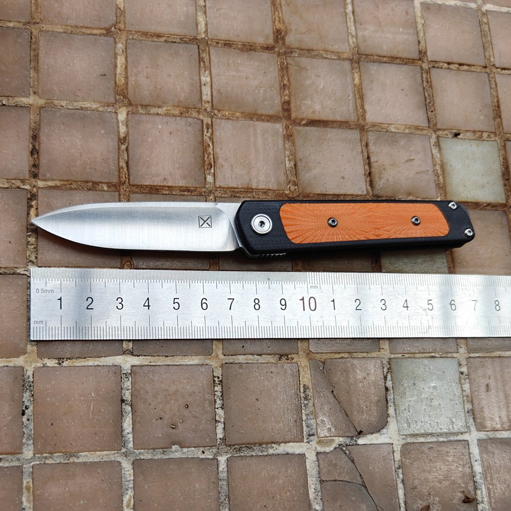 JUFULE Mini YX622 Real 14C28N Steel Blade Folding Knife Ball Bearing G10 Handle Pocket Survival Kitchen Camping Outdoor EDC Tool — Folding Knives, G10 handle