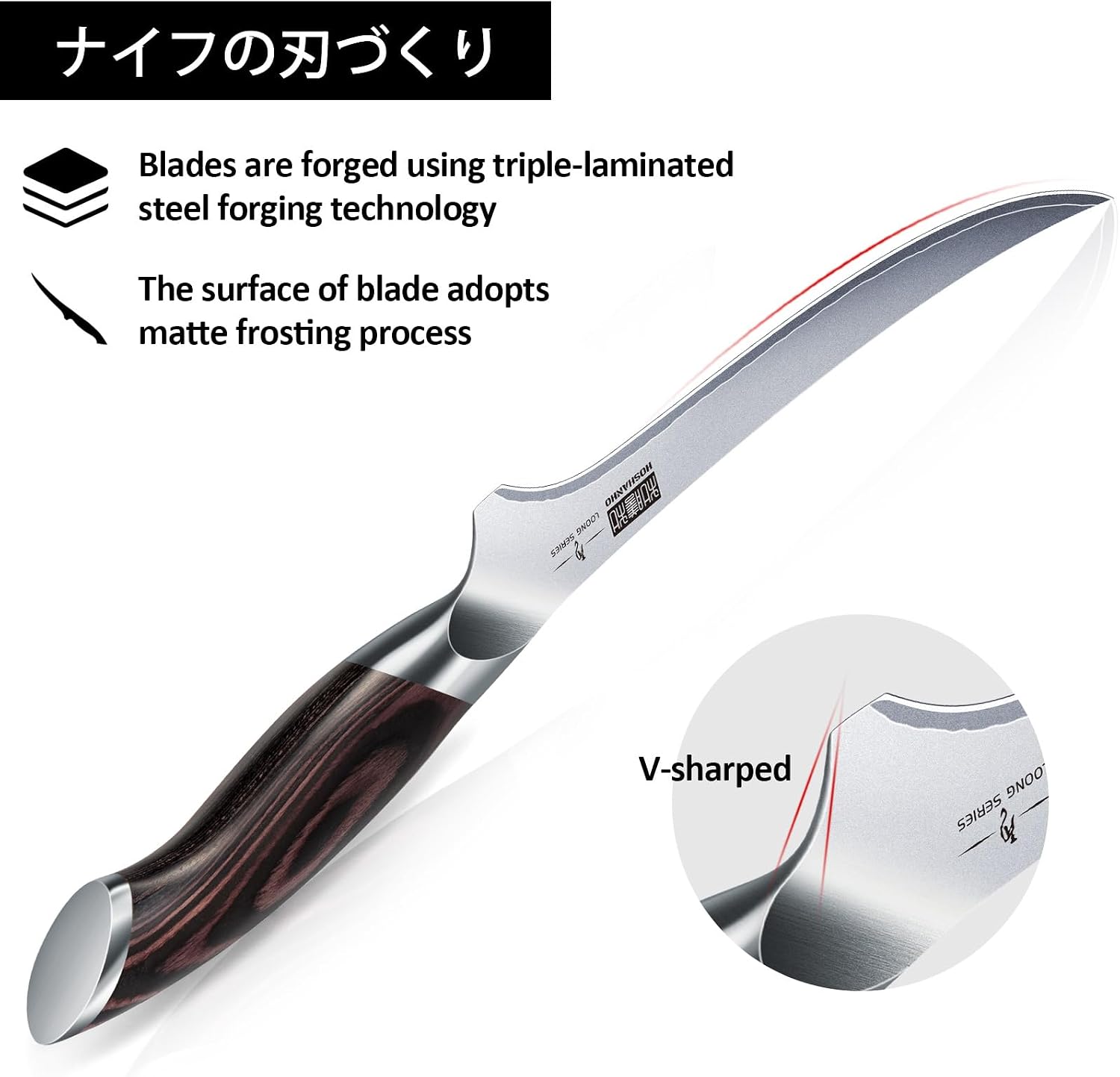 HOSHANHO Fillet Knife 9 Inch, Super Sharp Japanese Fish Boning Knife — Kitchen, Premium steel — capture 2