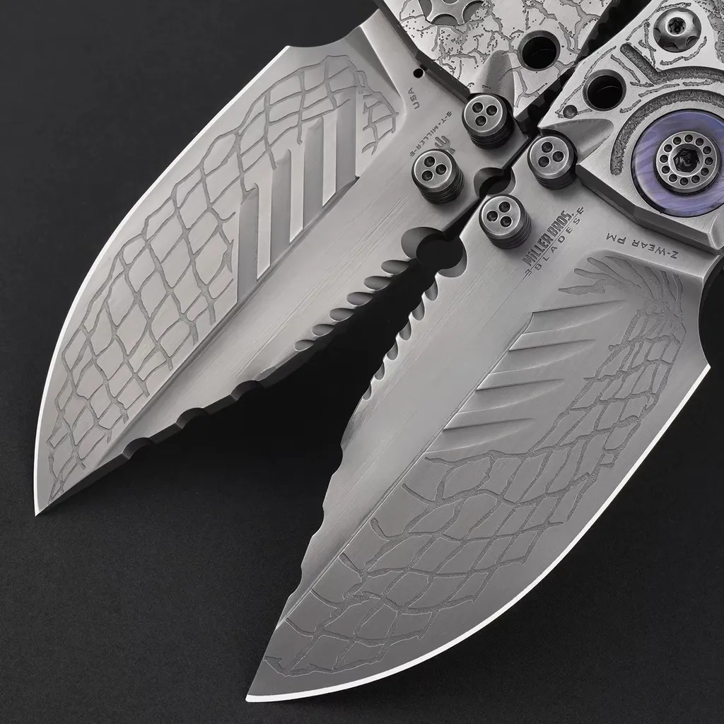 VG-10 T1 Folding Knife · Wonderful — Titanium EDC, Titanium handle