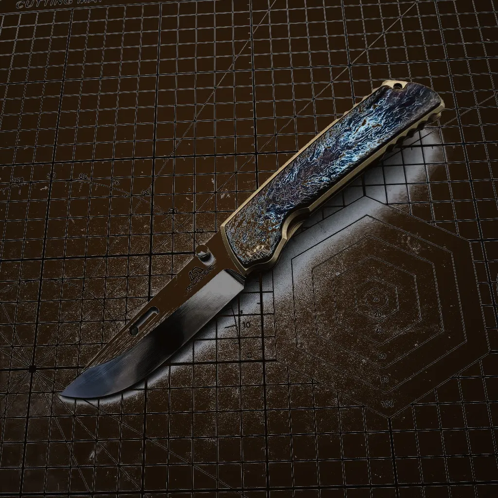 VG-10 Titanium Folding Knife · 107 — Titanium EDC, Titanium handle