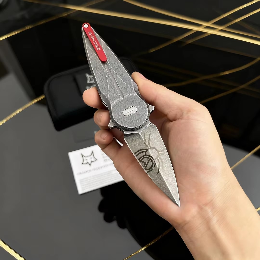 2026 new FX-551 - Golden Cricket-shaped folding knife, a portable EDC (Everyday Carry) personalized mini knife, a pocket knife — Folding Knives, Premium steel — capture 3