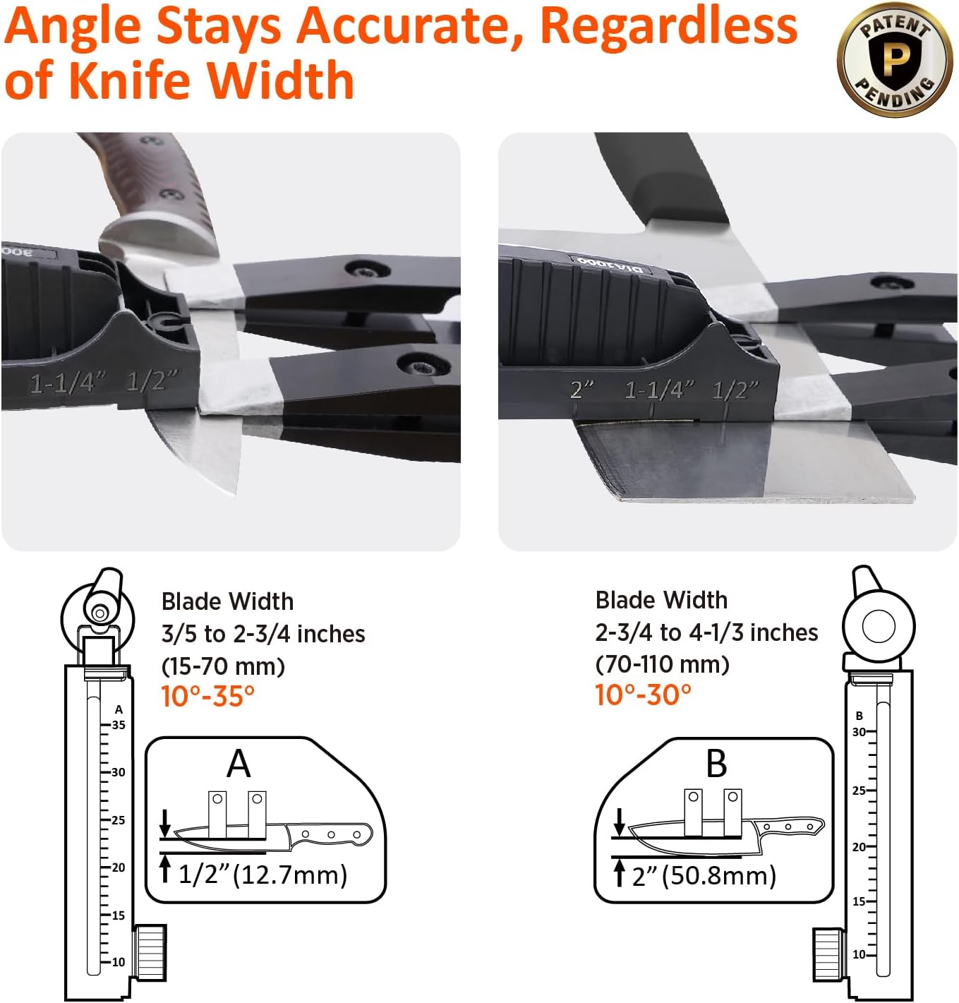 SHARPAL 202H Precision Knife Sharpening System, Adjustable Angle 10–35° — Knife Making, Guided sharpening system — capture 3