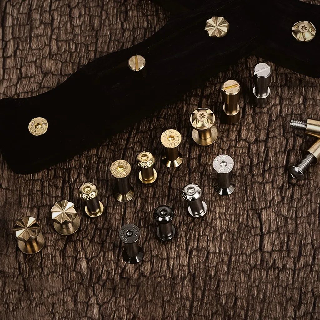 Handle Rivets — Knife Making, Brass & steel rivets