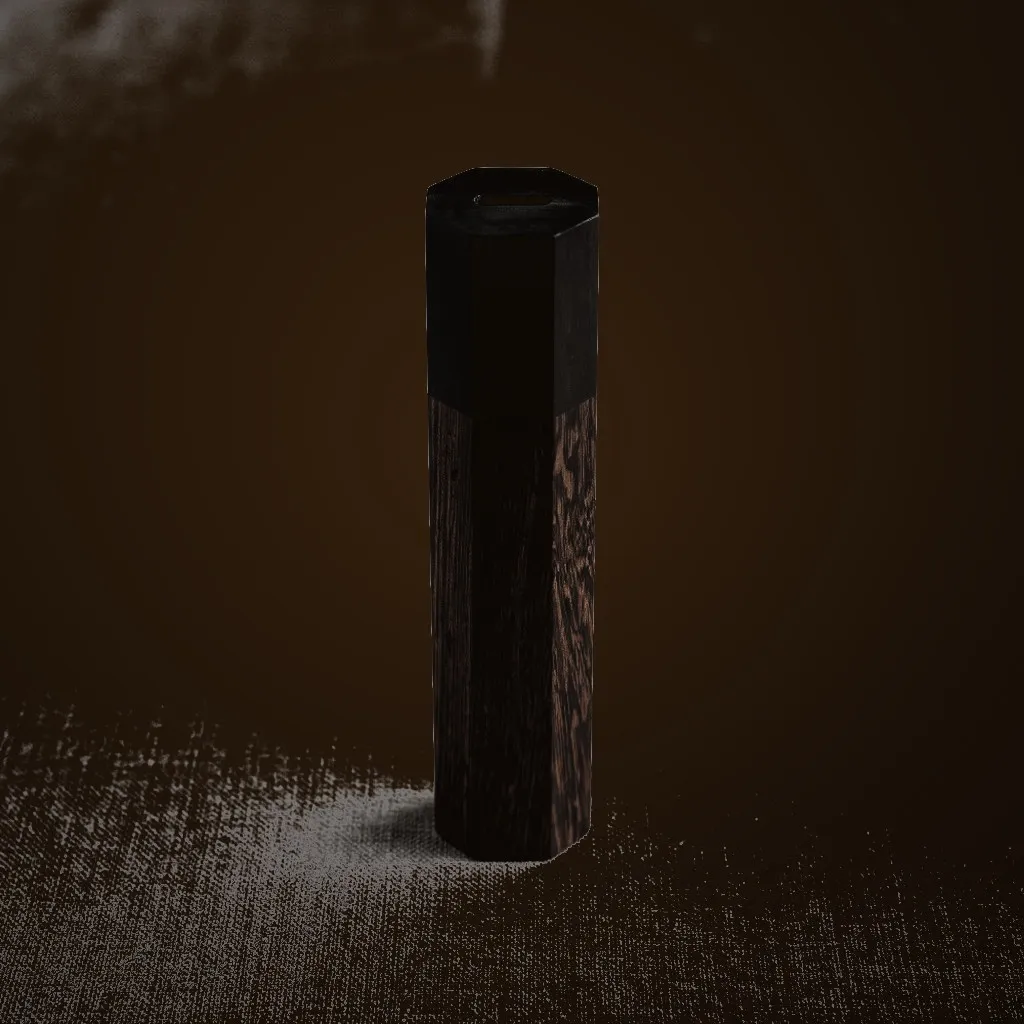 Octagonal Wood Handle — Knife Making, Wenge & ebony wood