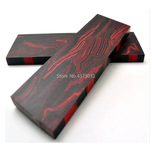 2pieces G10 Knife handle Material Diy Tool Handle Composite Material Damascus Pattern G-10 Tool Holder Patch Material 130x45x8mm — Knife Making, G10 Damascus-pattern scales