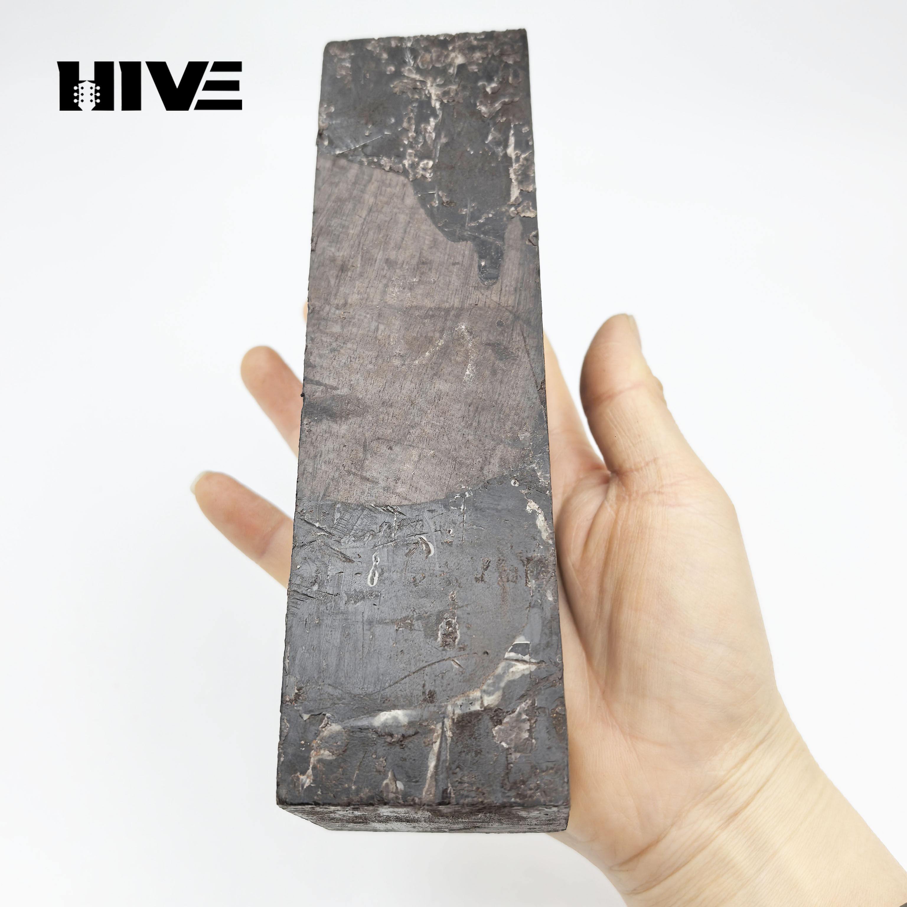 Ebony Wooden Lumber Blank Guitar Accessories 125x40/50x50mm Carving Wood Block for DIY Ebony Wooden — Knife Making, Ebony wood blank — capture 2