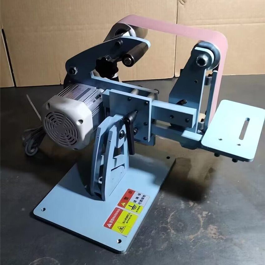 110V/220V 750W Electric Belt Sander Vertical And Horizontal Dual Use Belt Sander Polishing Grinding Machine Belt Grinder Machine — Knife Making, 750W belt sander