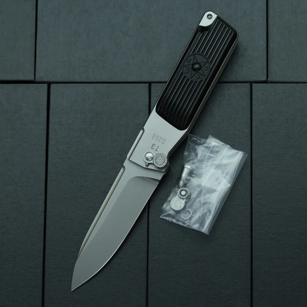 Beketen T3 M390 folding knife — Titanium EDC, Titanium handle