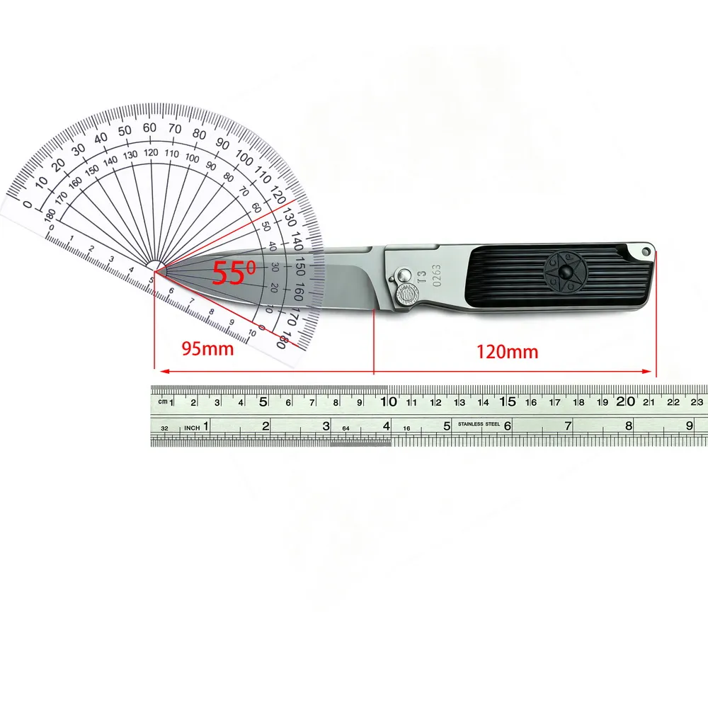 Beketen T3 M390 folding knife — Titanium EDC, Titanium handle — capture 3
