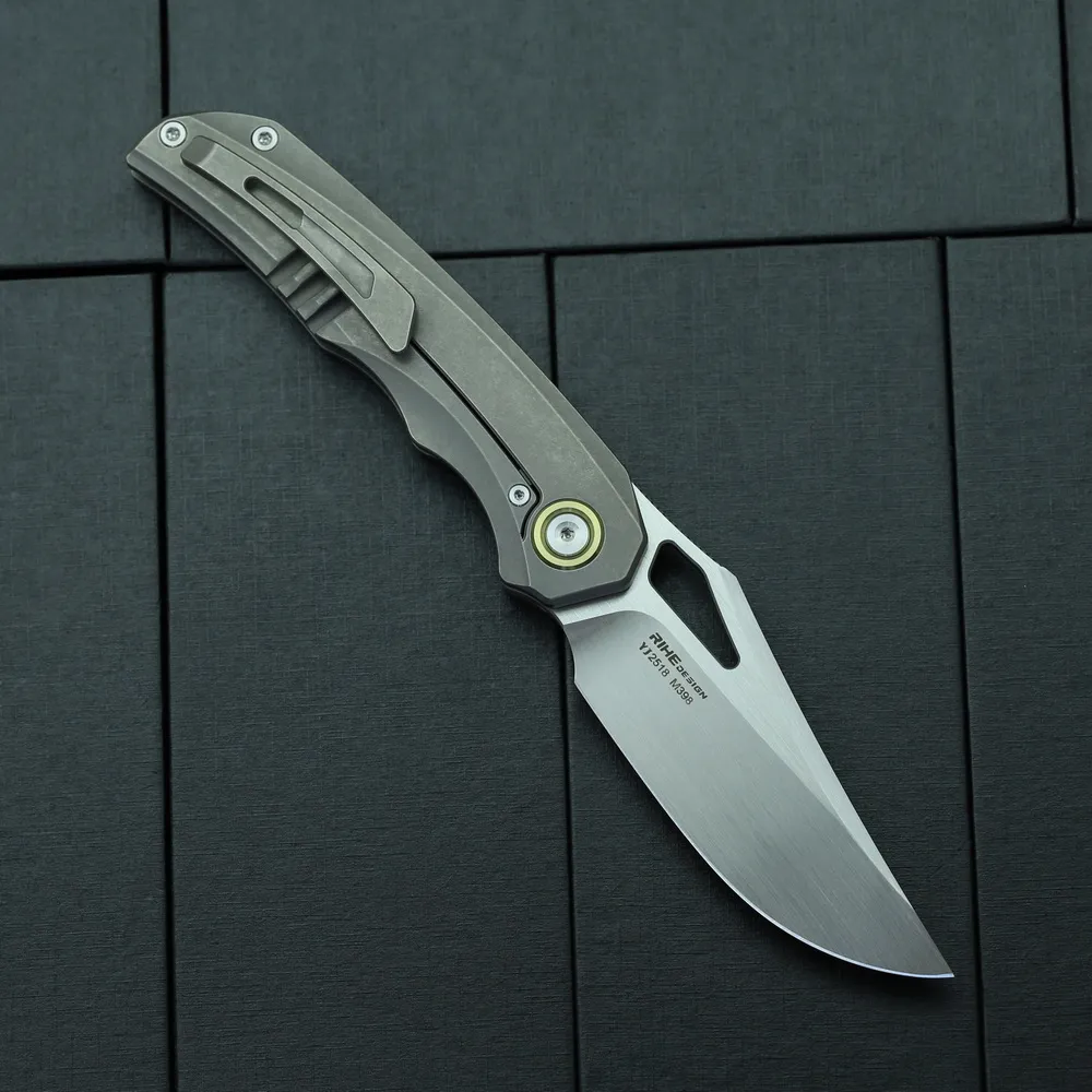 Beketen Seashell M390 Folding Knife — Titanium EDC, Titanium handle — capture 2