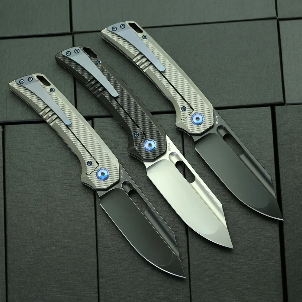 Beketen Overlord Dinosaur M390 — Titanium EDC, Titanium handle — capture 2