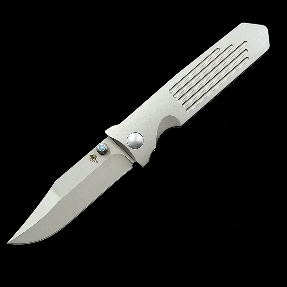 STS M390 Folding Knife — Titanium EDC, Titanium handle