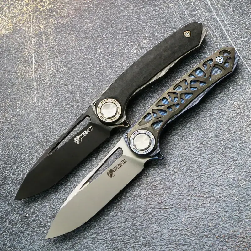 Harpoon M390 Folding Knife — Titanium EDC, M390 steel Harpoon M390 Folding Knife — Titanium EDC, M390 steel