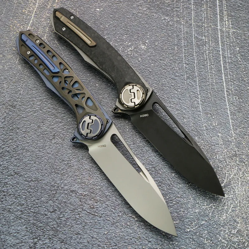 Harpoon M390 Folding Knife — Titanium EDC, Titanium handle — capture 2