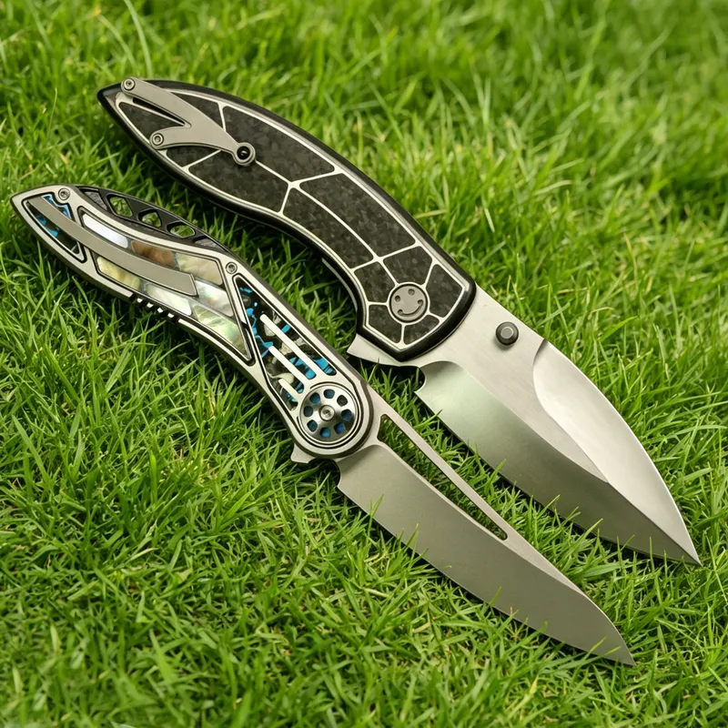 Jinfinity M390 knife — Titanium EDC, Titanium handle — capture 2