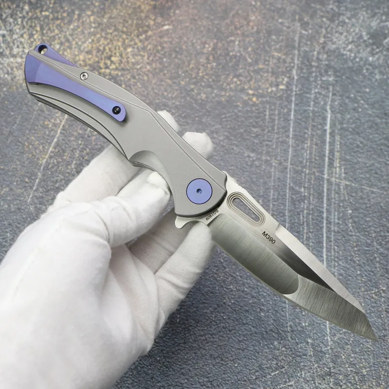 M390 folding knife · 182 — Titanium EDC, Titanium handle — capture 2