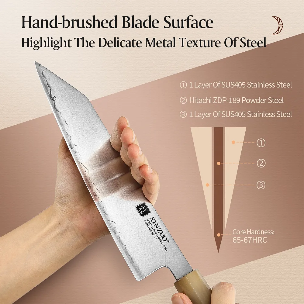 Xinzuo kitchen knife set — Kitchen, Premium steel — capture 3