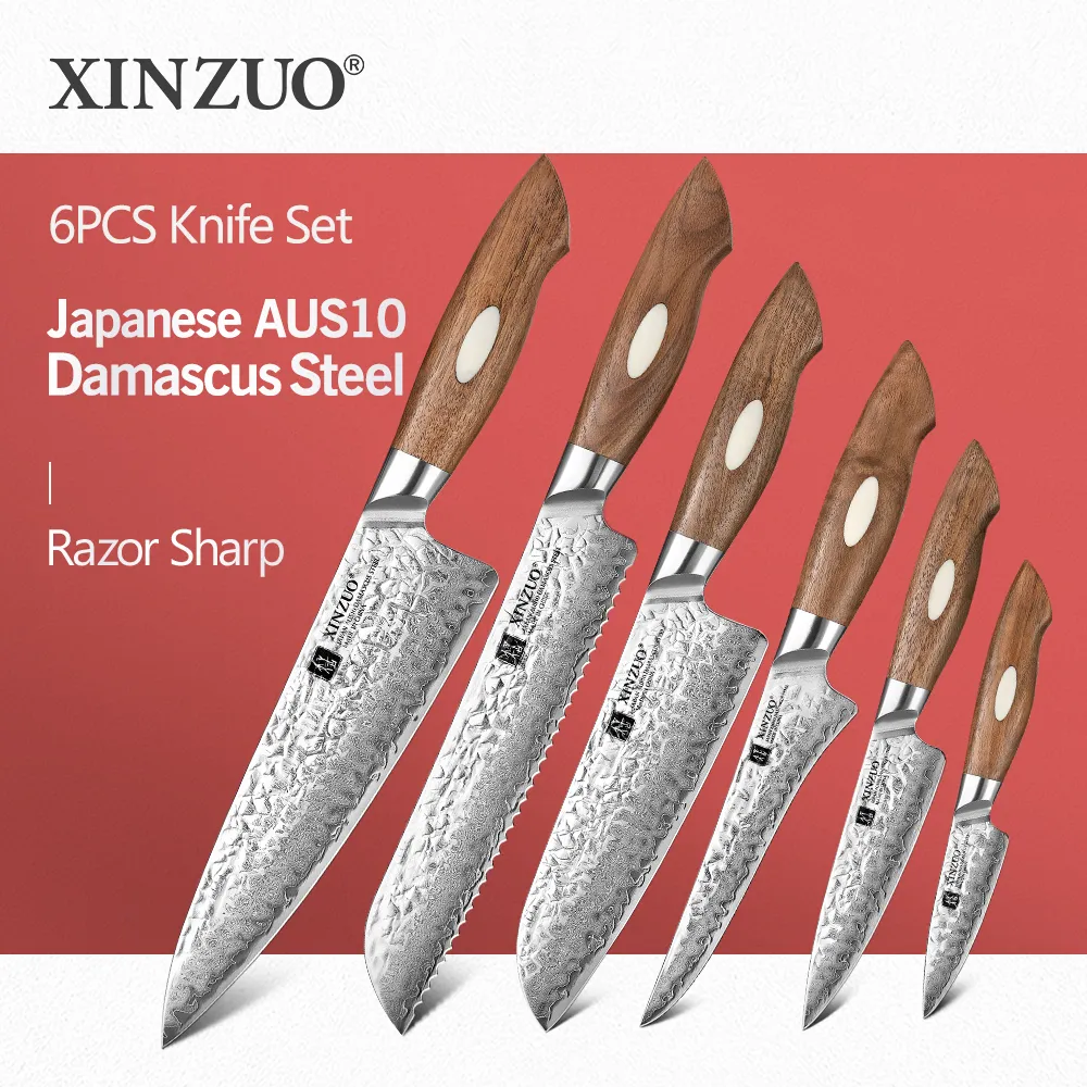 Xinzuo AUS-10 kitchen knife set · 189 — Kitchen, Premium steel
