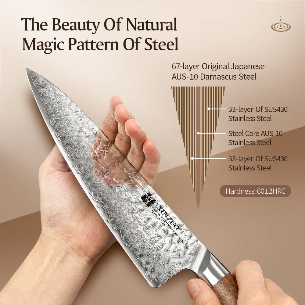 Xinzuo AUS-10 kitchen knife set · 189 — Kitchen, Premium steel — capture 3