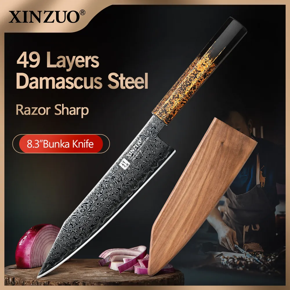Xinzuo ZDP-189 Damascus knife — Damascus, Damascus steel