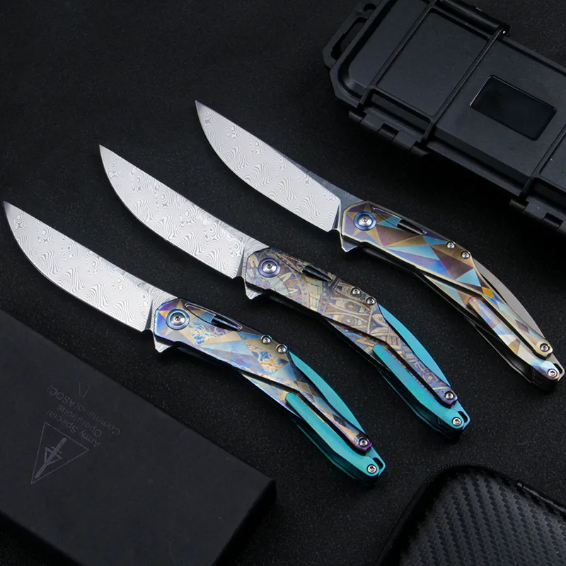S125V folding knife — Titanium EDC, Titanium handle
