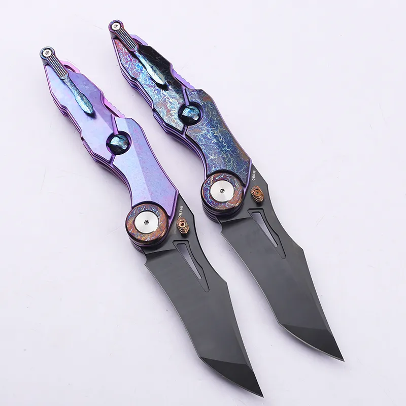 M390 folding knife · 201 — Titanium EDC, Titanium handle — capture 3