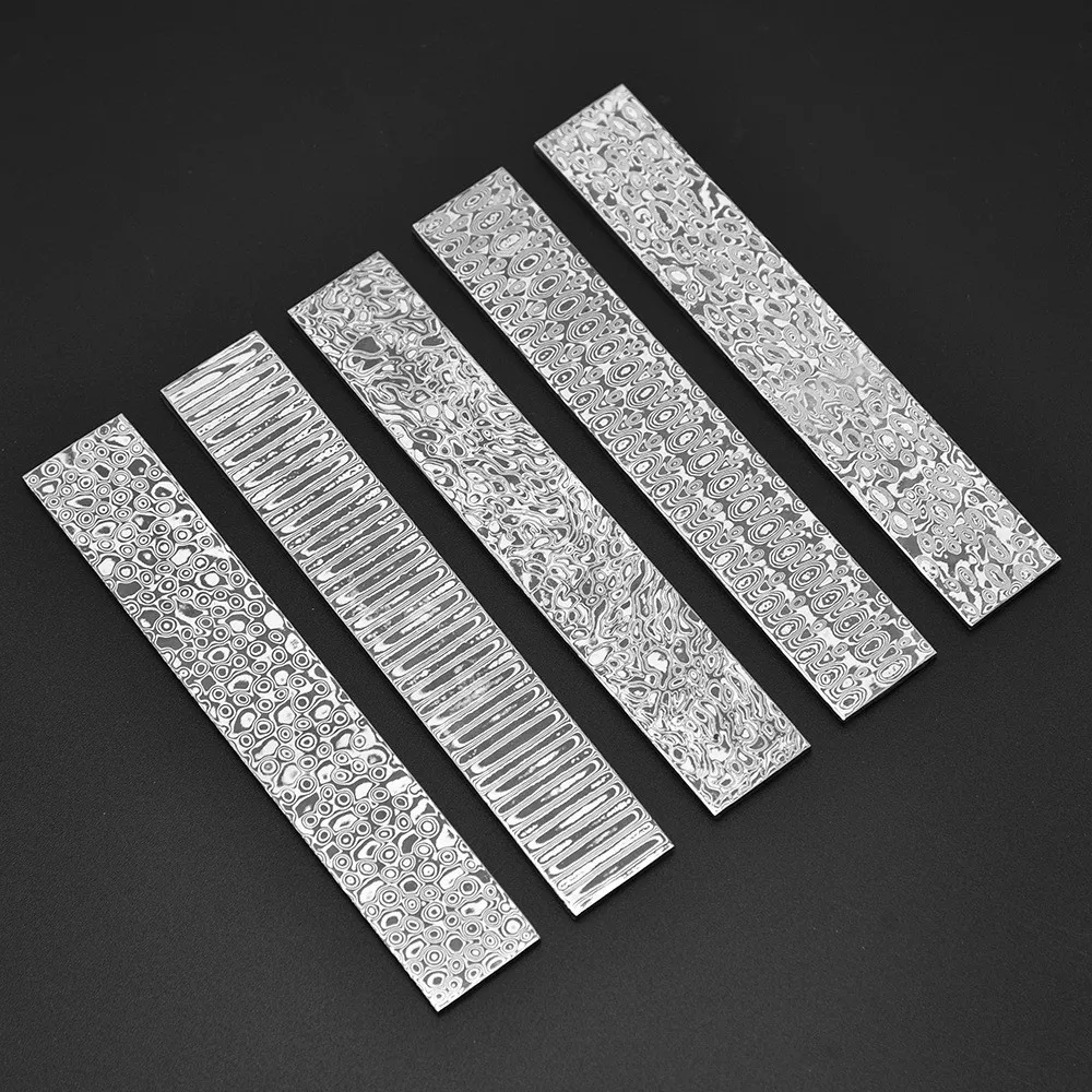 M390 Sandwich Damascus Billet — Knife Making, Damascus steel billet