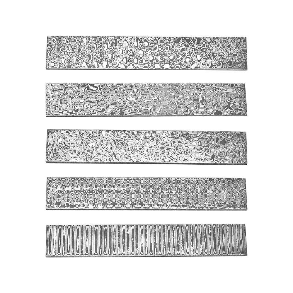 M390 Sandwich Damascus Billet — Knife Making, Damascus steel billet — capture 3