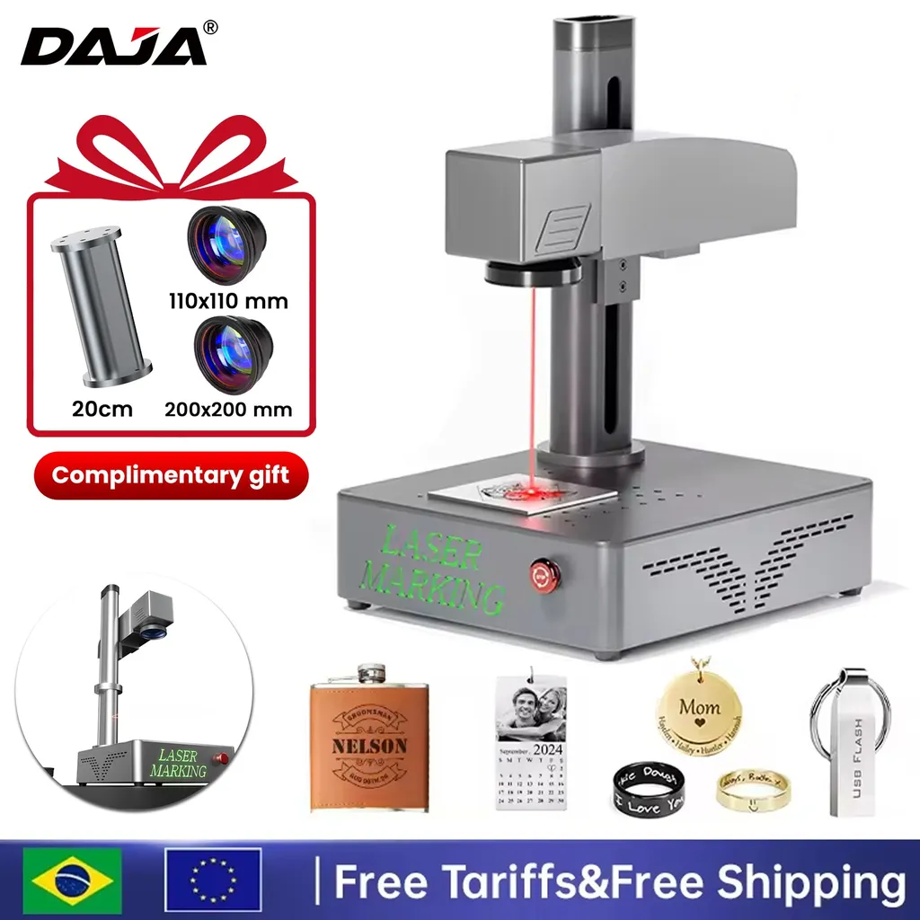 DAJA S4 50W fiber laser — Knife Making, 50W fiber laser marker