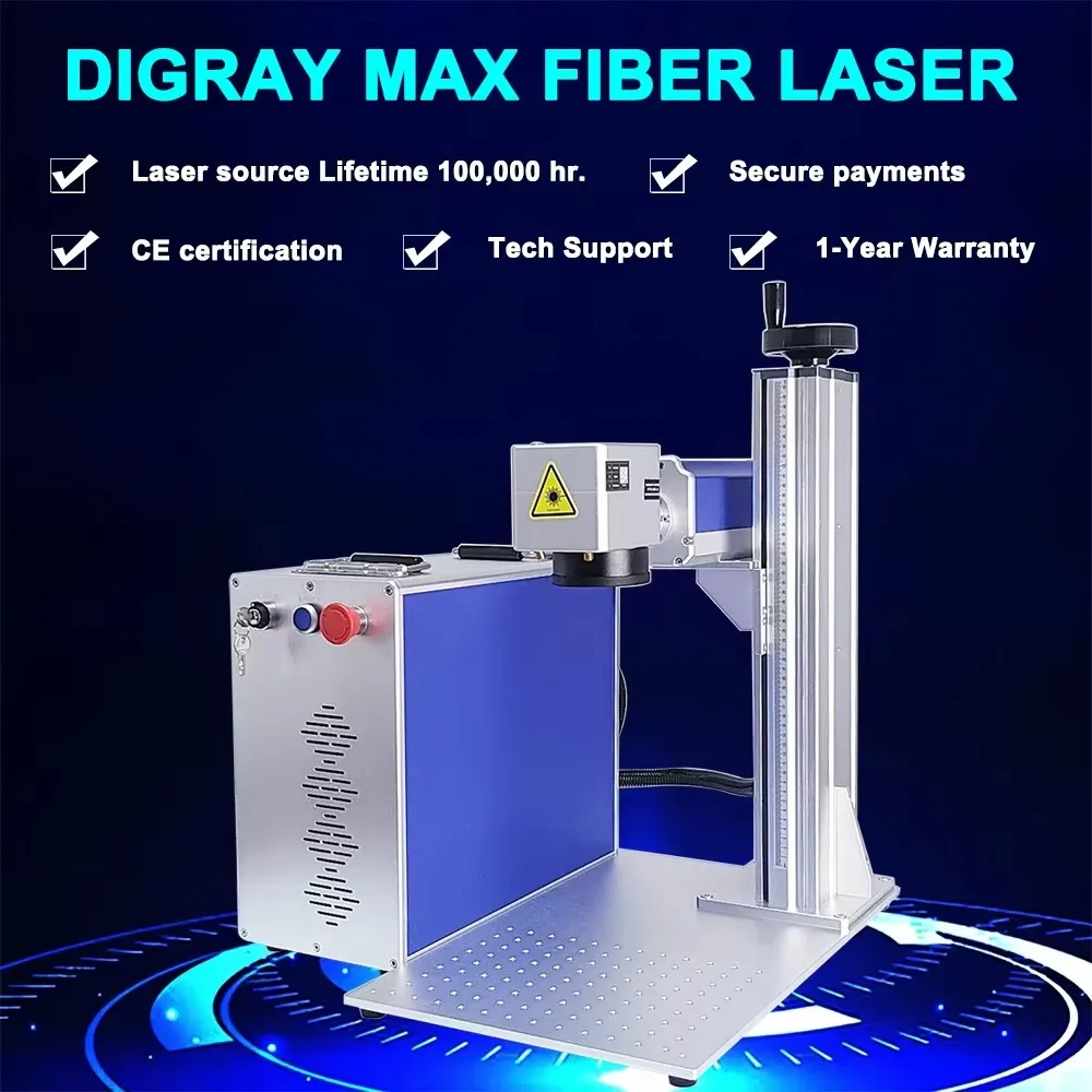DIGRAY 50W fiber laser — Knife Making, 50W fiber laser marker