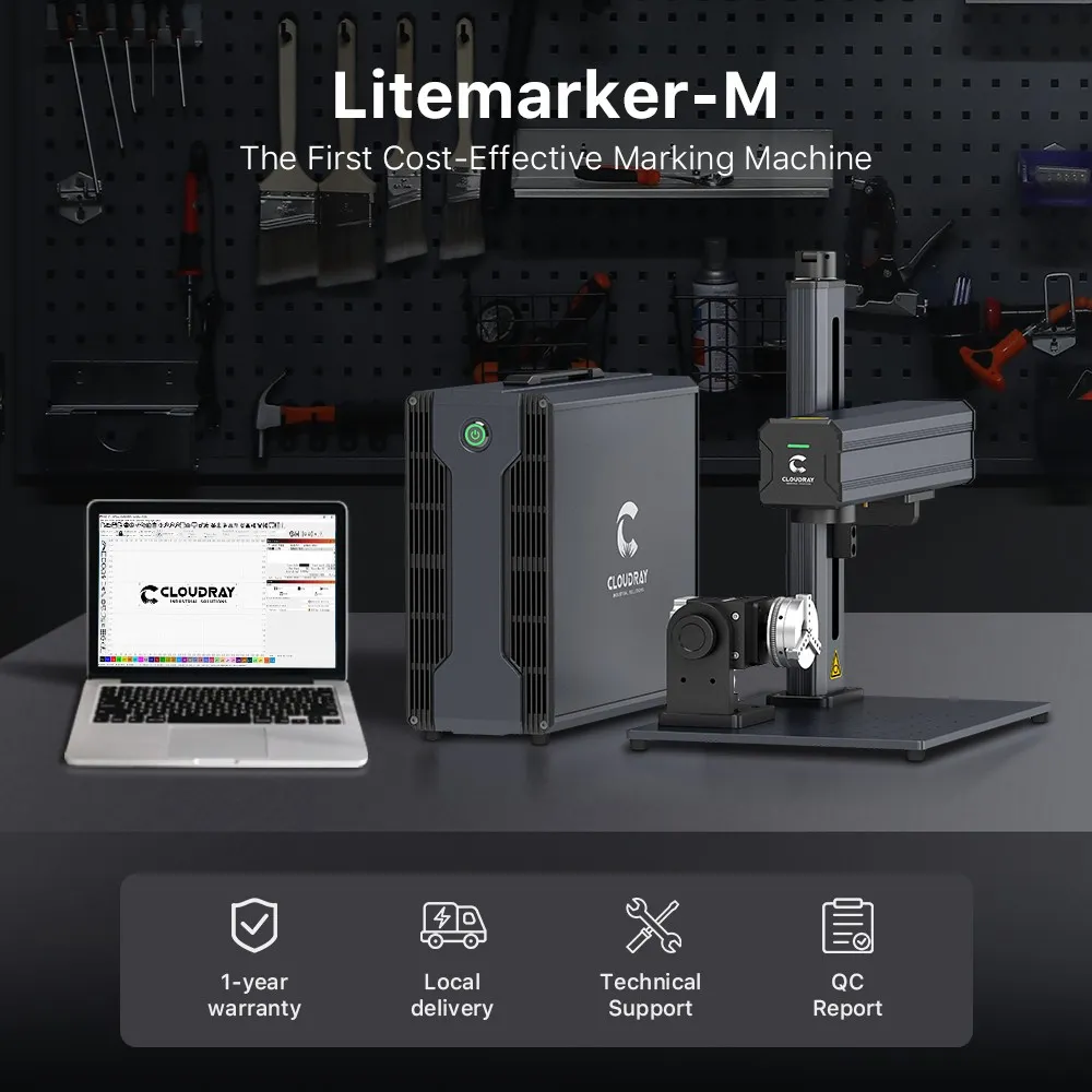 Cloudray 30W fiber laser — Knife Making, 30W fiber laser marker