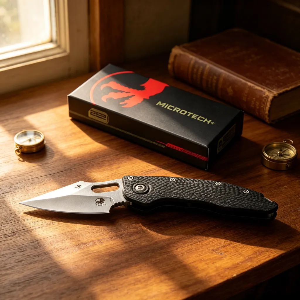 M390MK carbon-fiber folder — Folding Knives, Carbon fiber