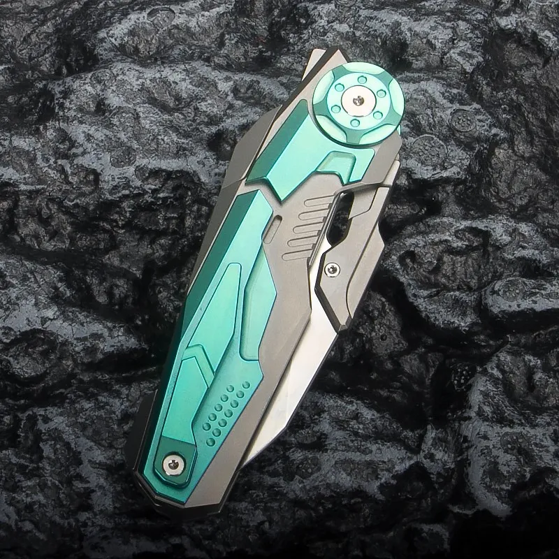 S125V fruit folder — Titanium EDC, Titanium handle