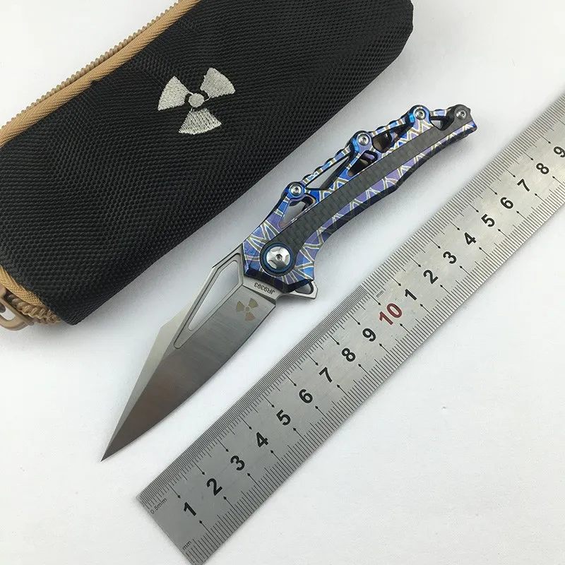 LEMIFSHE JK9393Ti M390 — Titanium EDC, Titanium handle