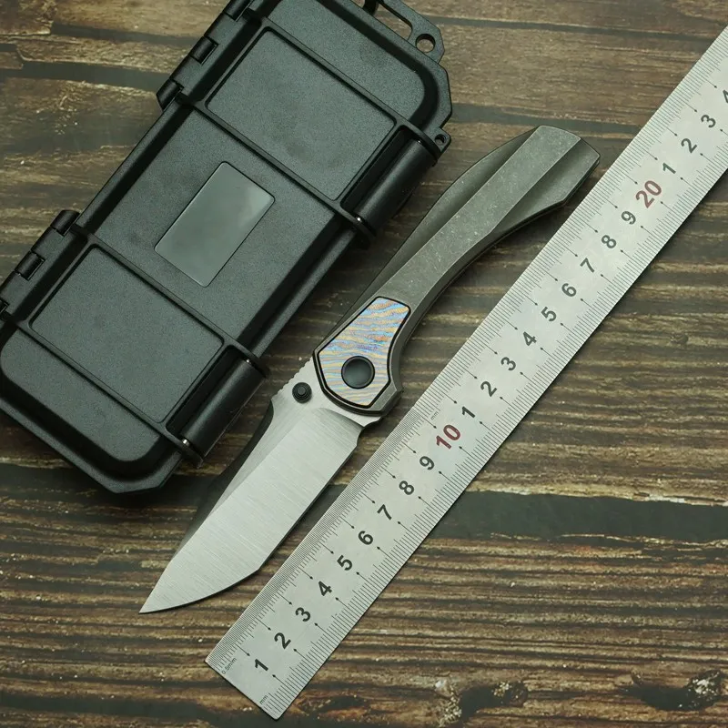 LEMIFSHE Raptor V3 M390 — Titanium EDC, Titanium handle