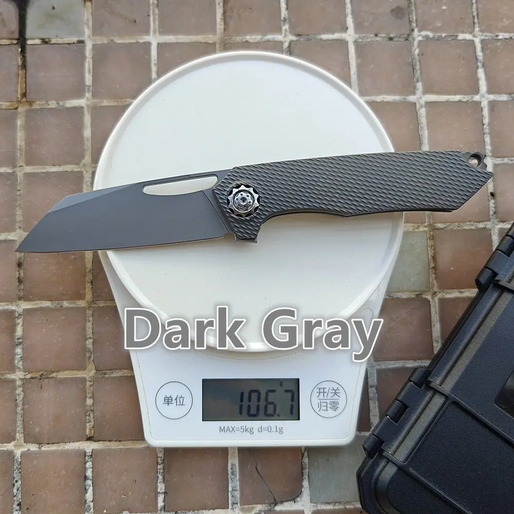 JUFULE 154CM Neutralizer — Titanium EDC, 154CM steel