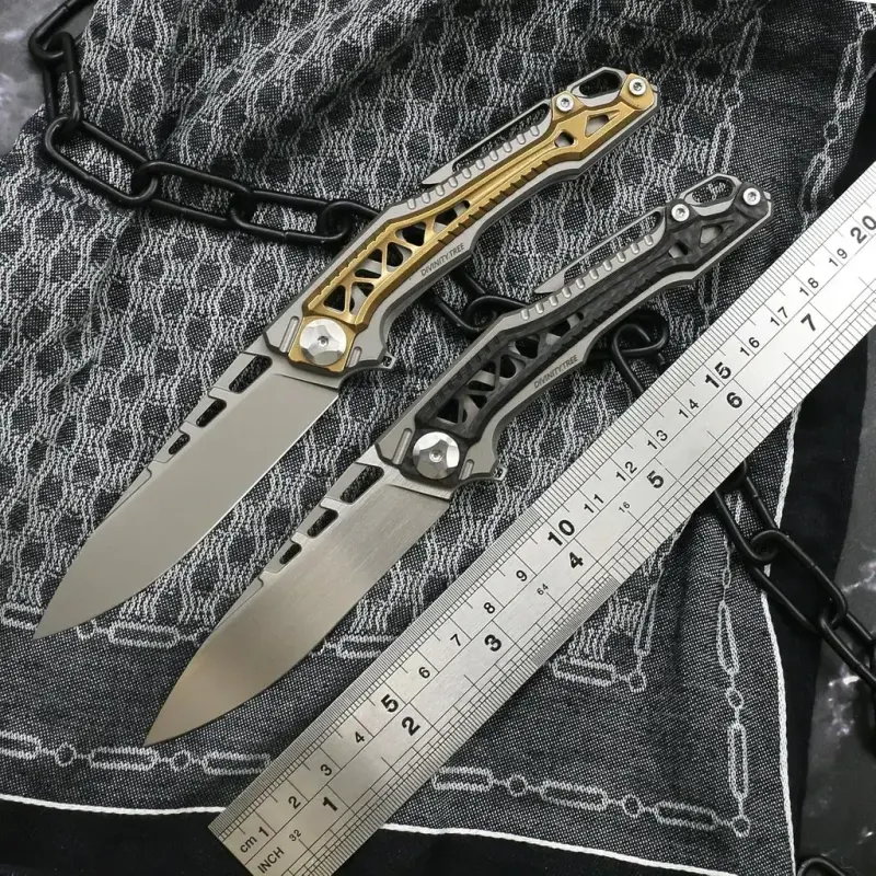 Divinity Tree M390 folder — Titanium EDC, M390 steel Divinity Tree M390 folder — Titanium EDC, M390 steel