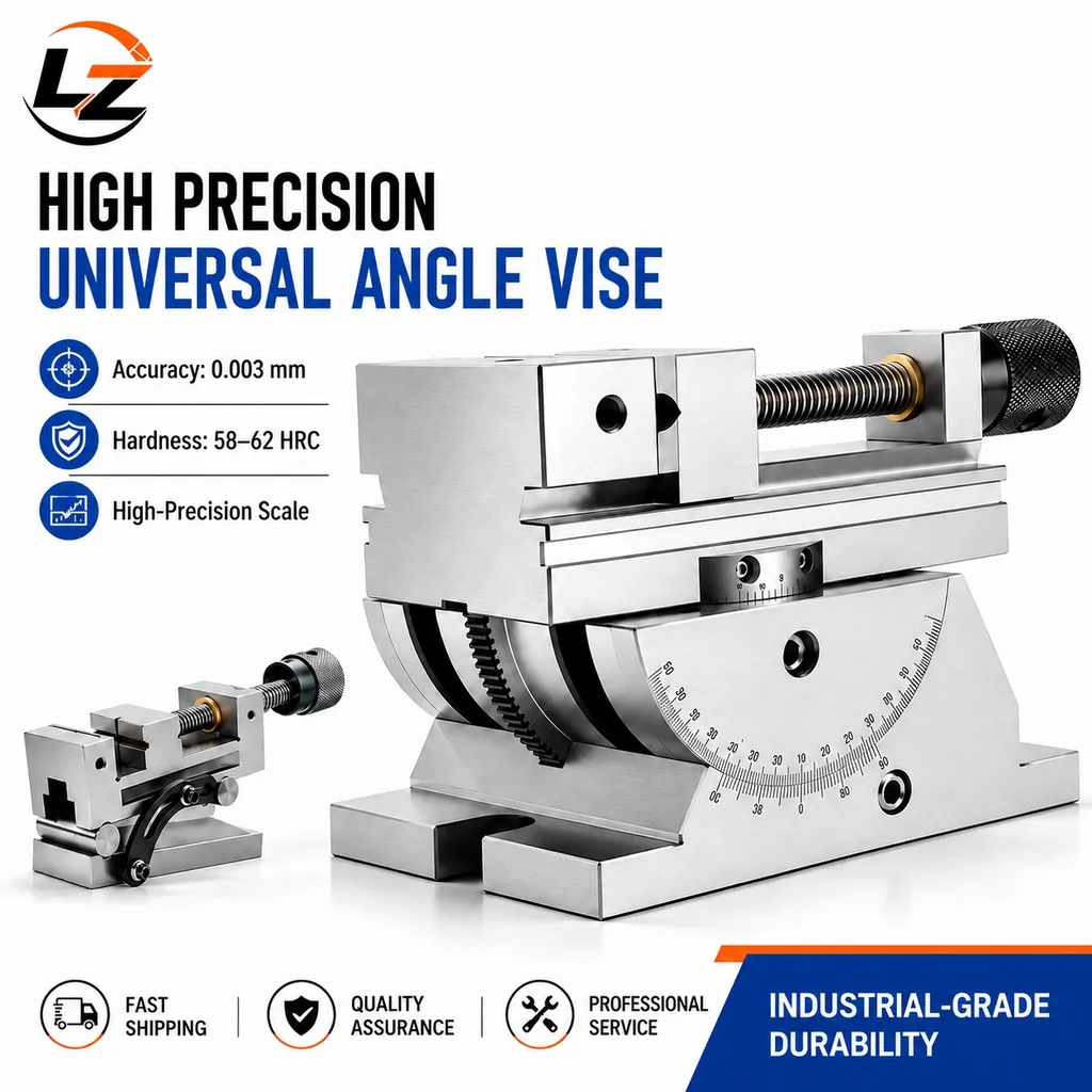 360° milling bench vise — Knife Making, Precision vise